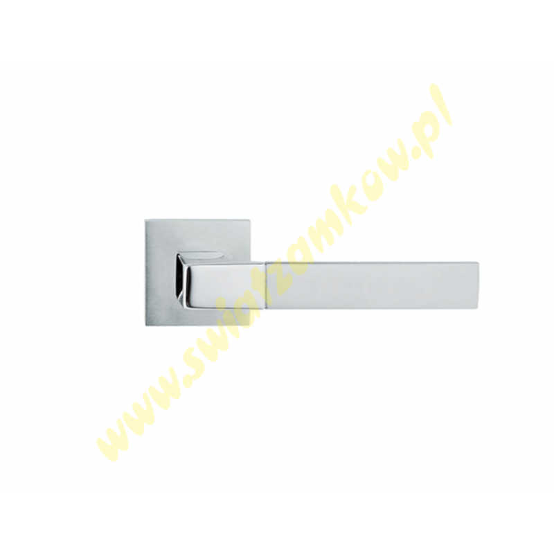 chromowany błyszczący + chromowany matowy